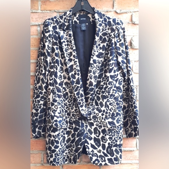 Smythe Leopard-print Camouflage Boyfriend Blazer - Picture 1 of 14